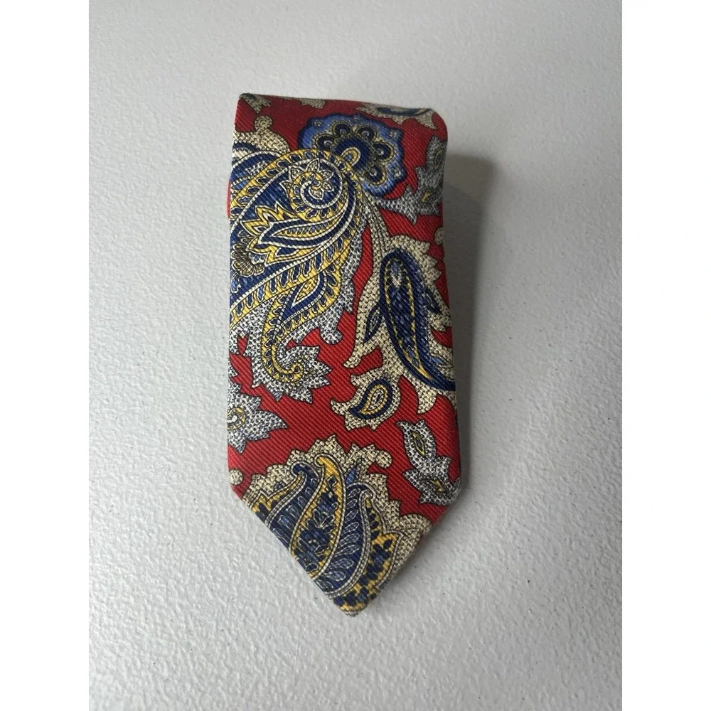 Robert Talbott Best Of Class‎ Silk Tie Red Paisley 61